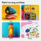 ARTISTRO 12 Colors Acrylic Paint Pens, Acrylic Paint Markers Dual Tip (Fine 1mm + Dot 5mm), Acrylic Markers for Fabric, Canvas, Rock, Glass, Wood, Paper, DIY, Paint Markers for Kids and Adults